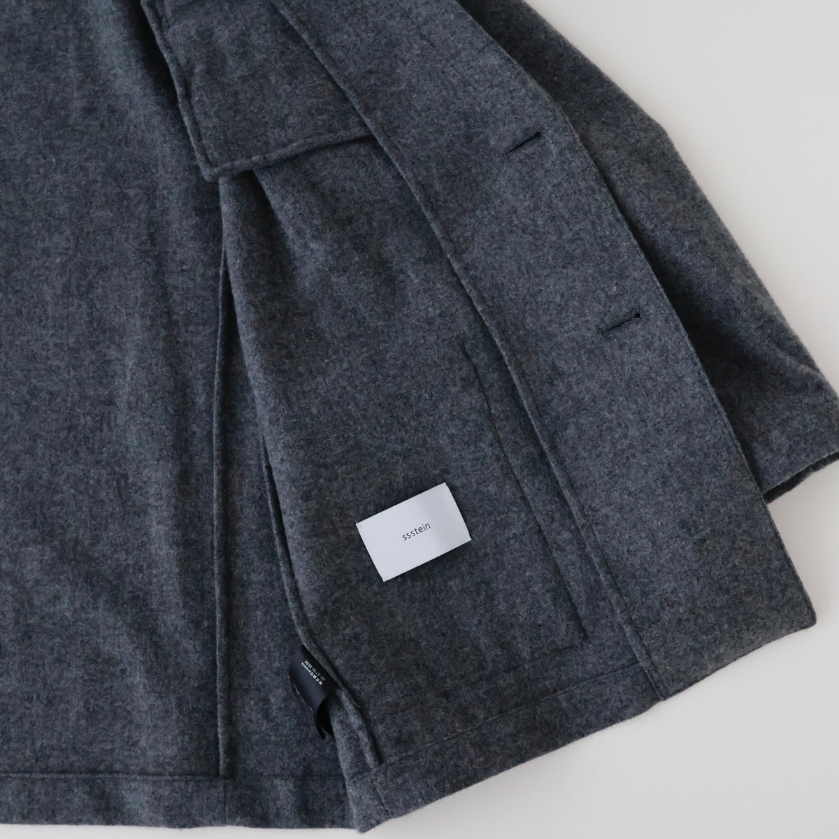 W/CA FLEECE EASY SINGLE BREASTED JACKET