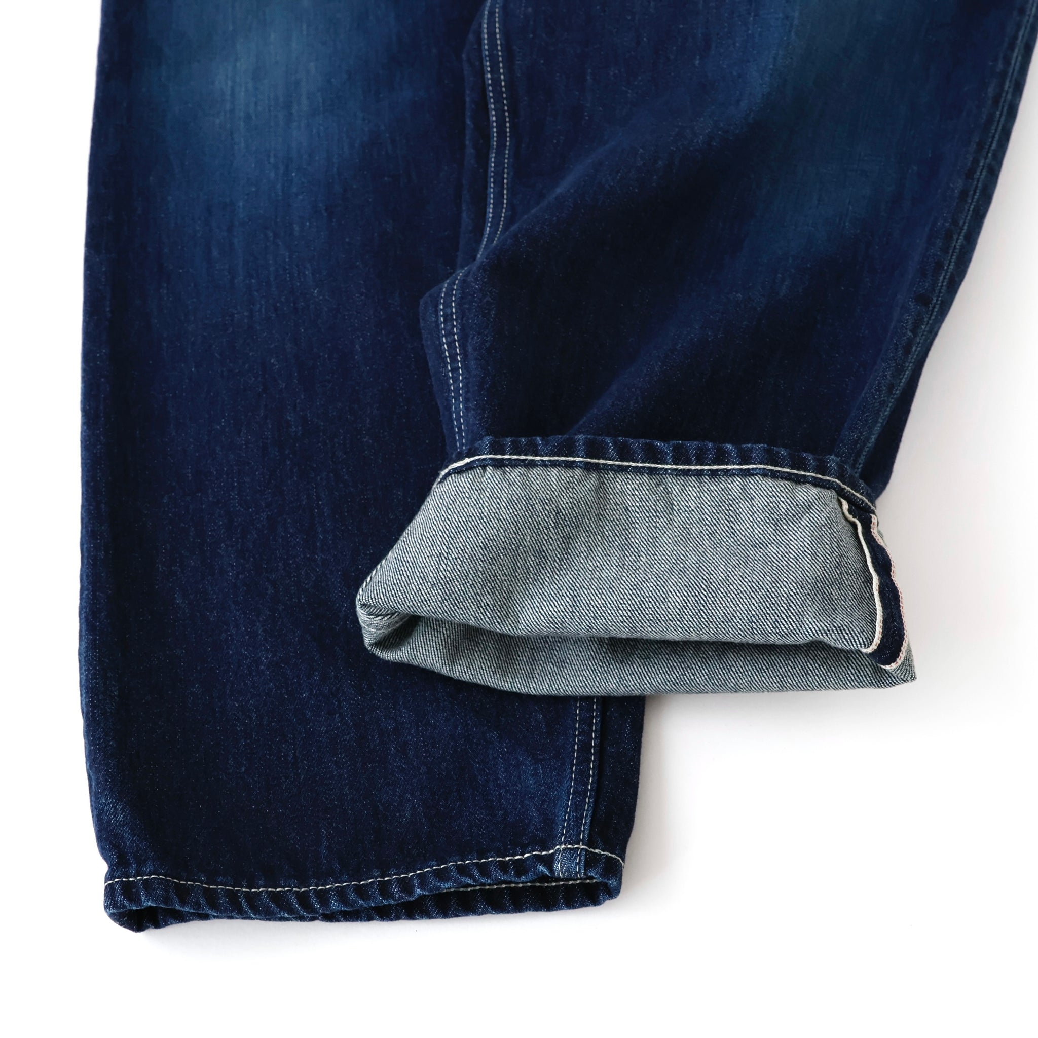 Selvage Denim Two Tuck Tapered Pants - ref. / Web Store