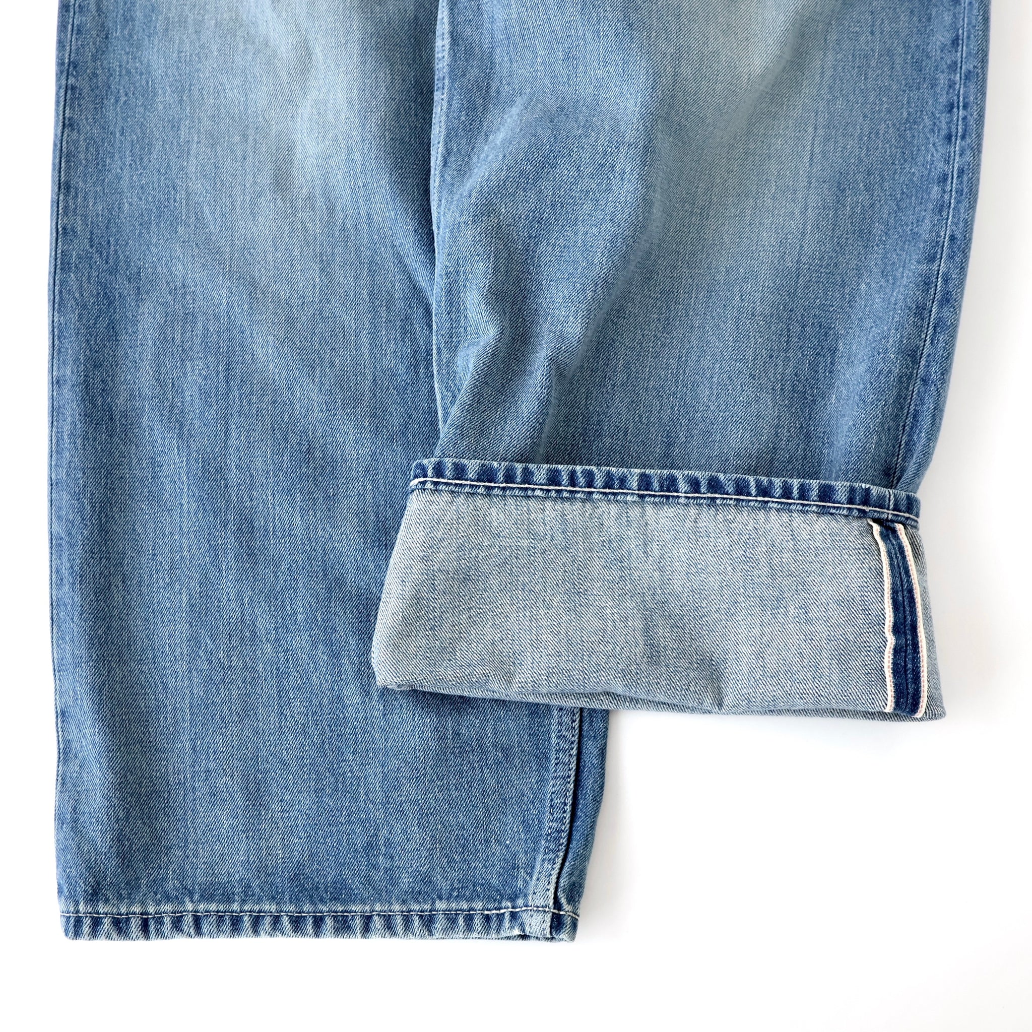 Selvage Denim Two Tuck Pants