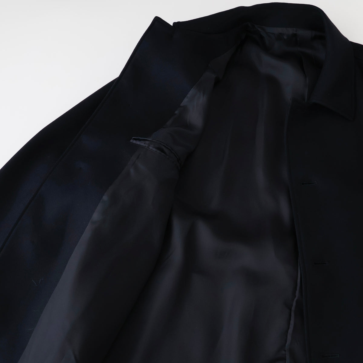 WOOL MELTON OVERSIZED INVESTIGATED COAT
