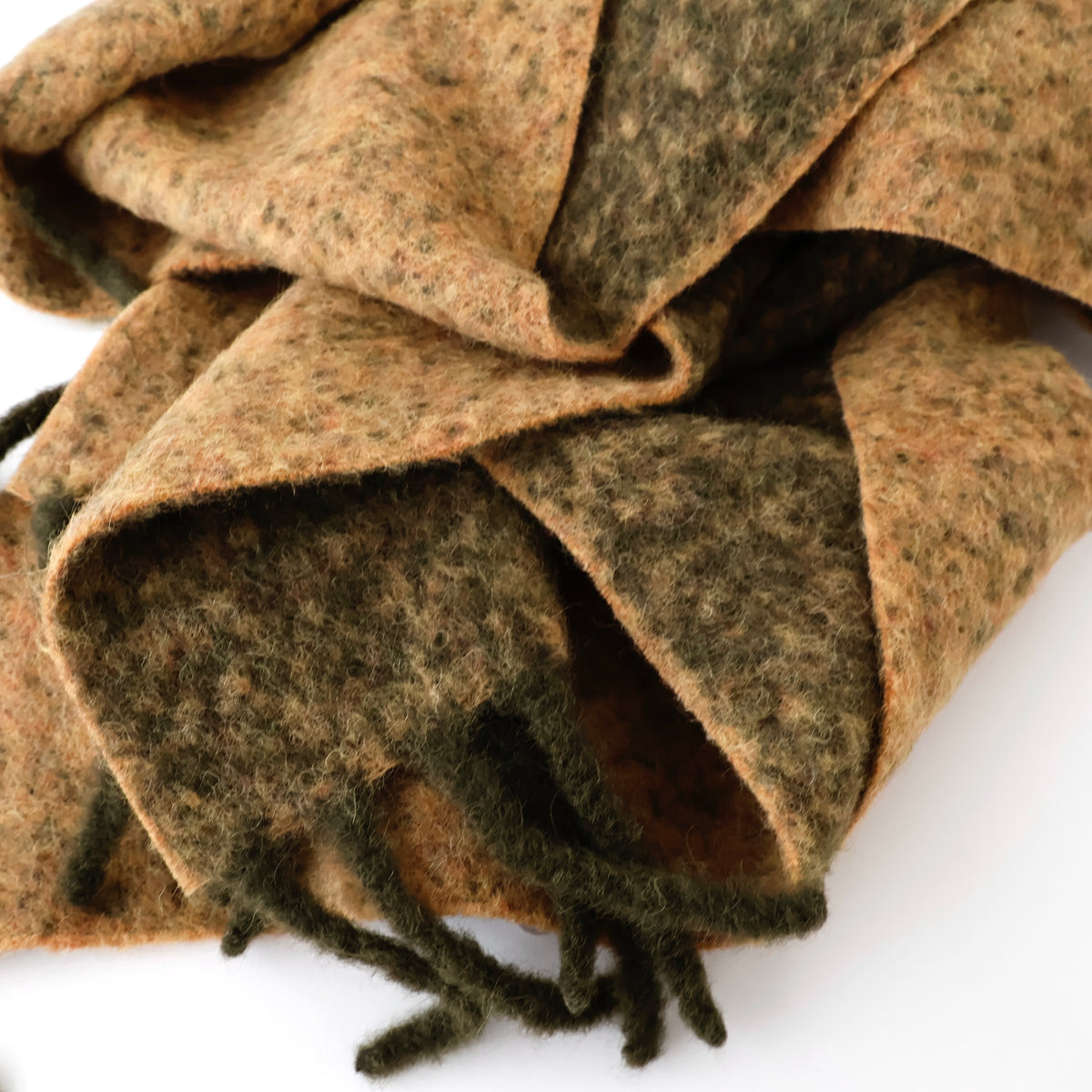 Two Colour Woolly Scarf