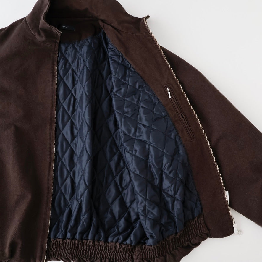 Caviar Oversized Blouson in Brushed Cotton