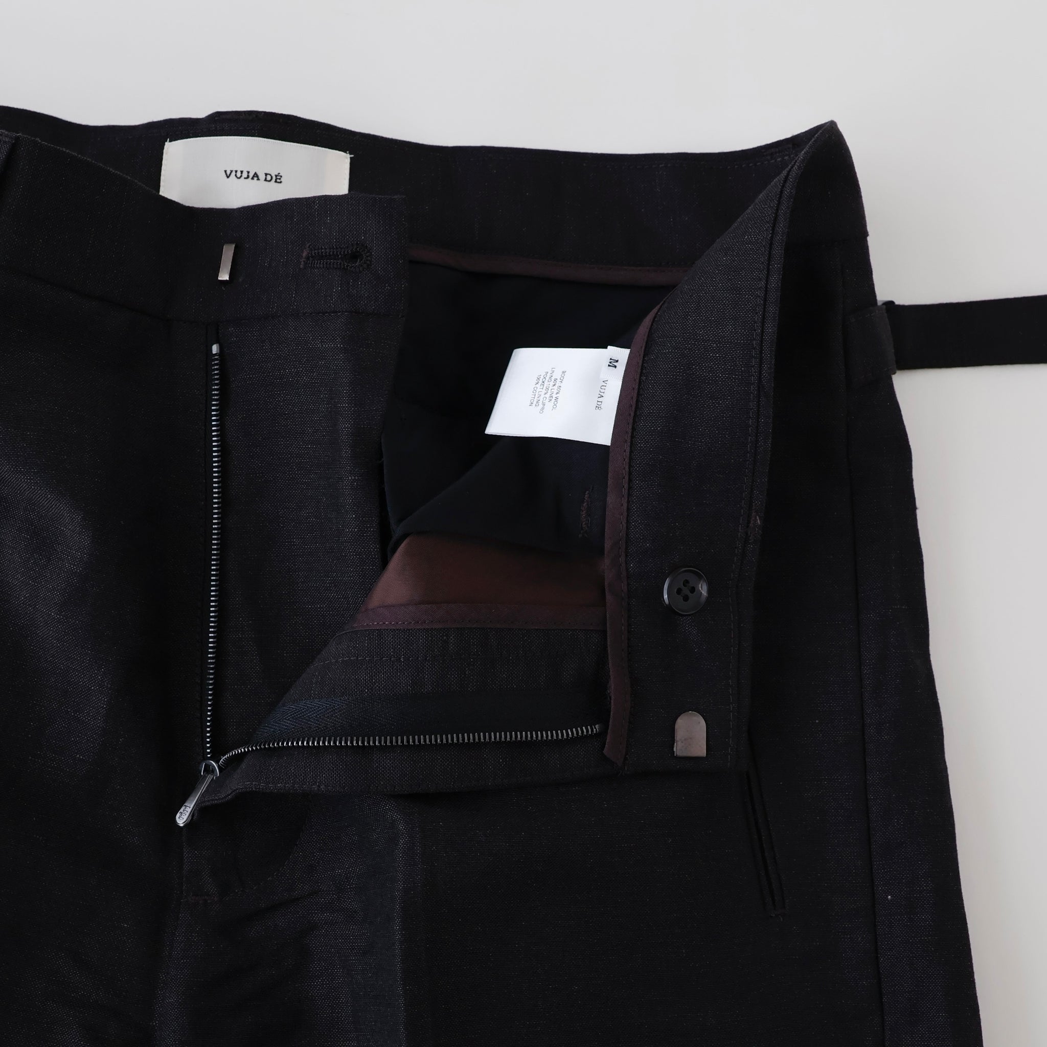 Dylan Flared Trousers in Linen & Wool - ref. / Web Store