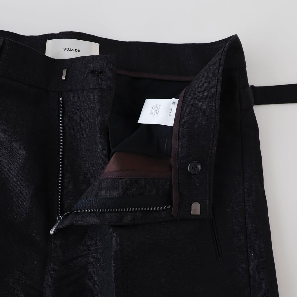 Dylan Flared Trousers in Linen & Wool - ref. / Web Store