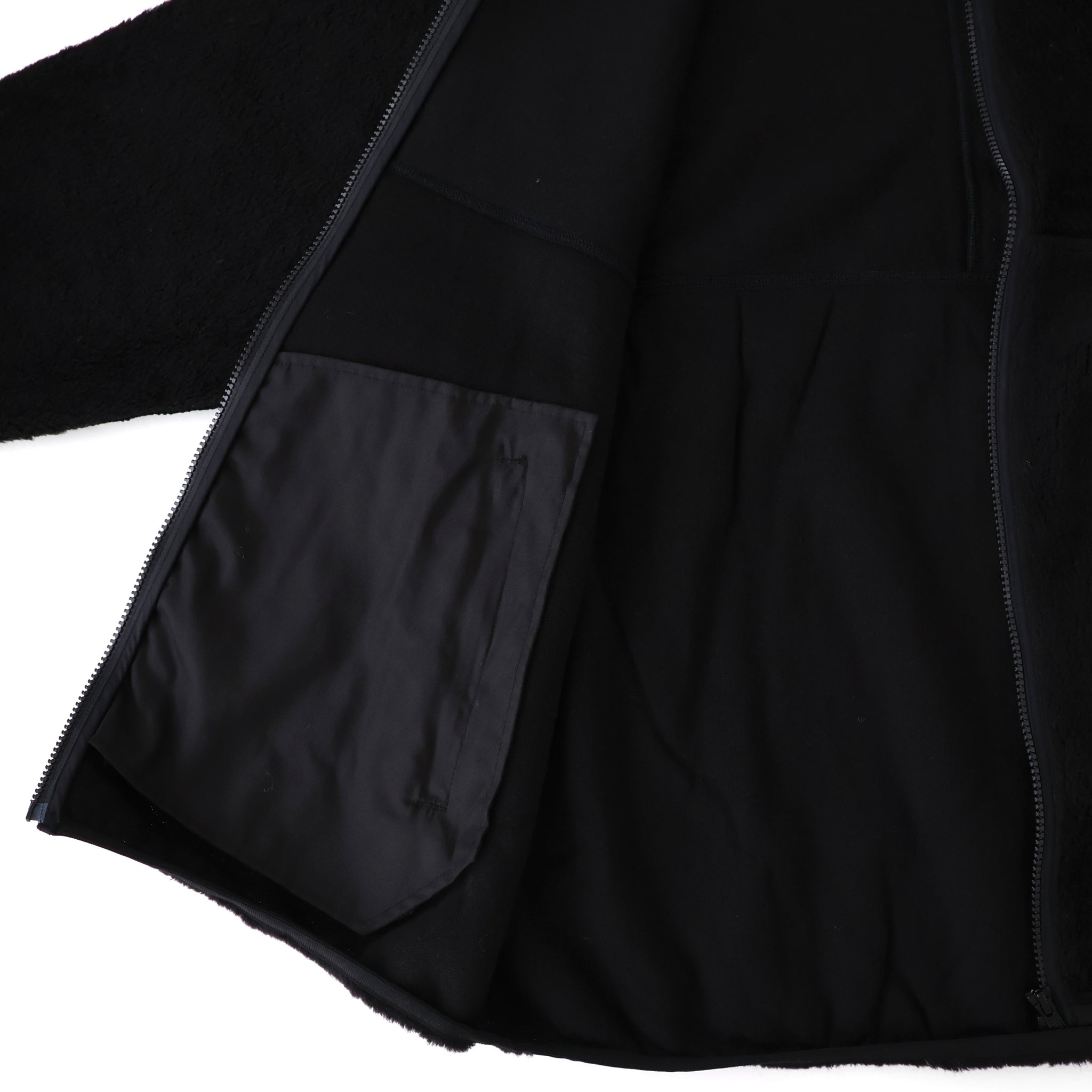 Wool Boa Zip-Up Blouson