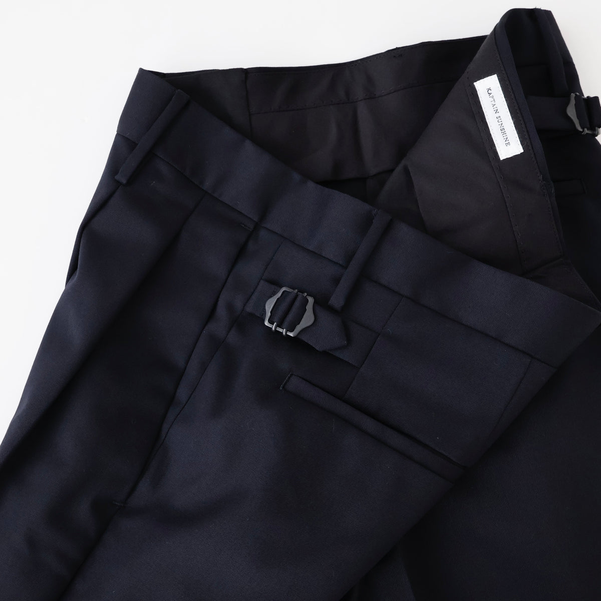 Wool Light Gabardine Shoecut Slacks