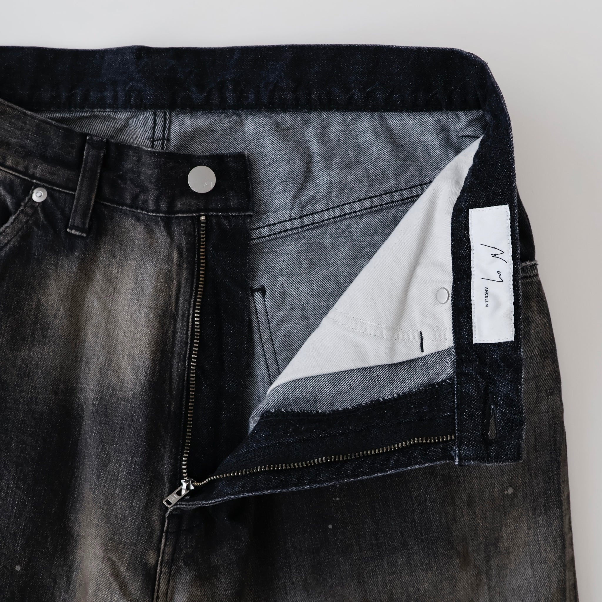 AGING MIDDLE STRAIGHT 5P DENIM PANTS