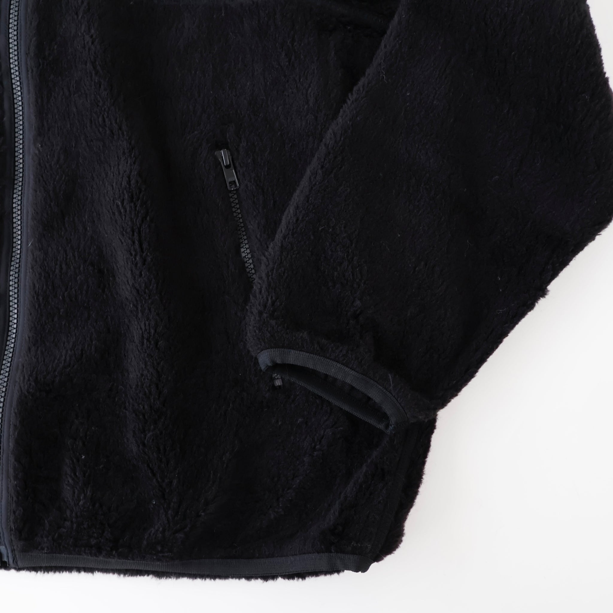 Wool Boa Zip-Up Blouson
