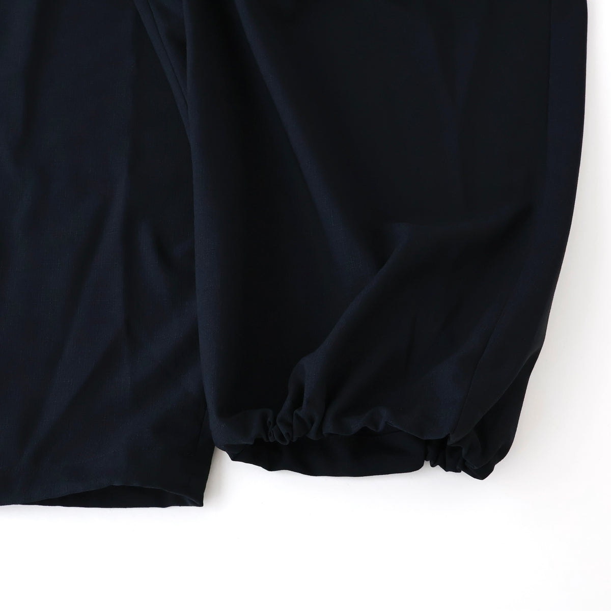 Wool Hopsack Drawstring Track Pants