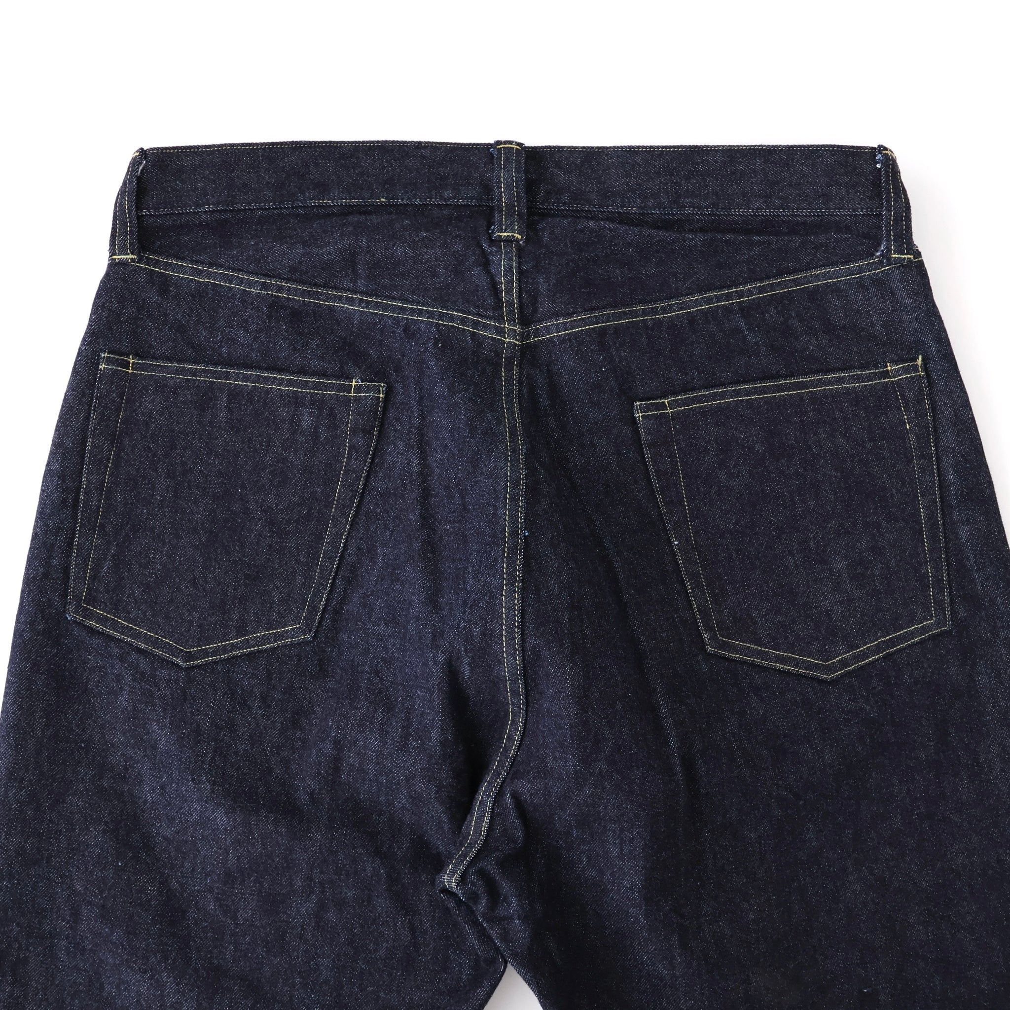 Washed Denim Wide Pants