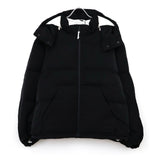 Hoodie puffer jacket BLACK