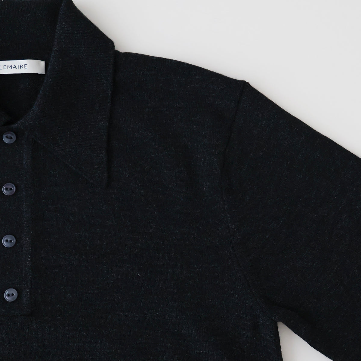 LS KNITTED POLO TOP