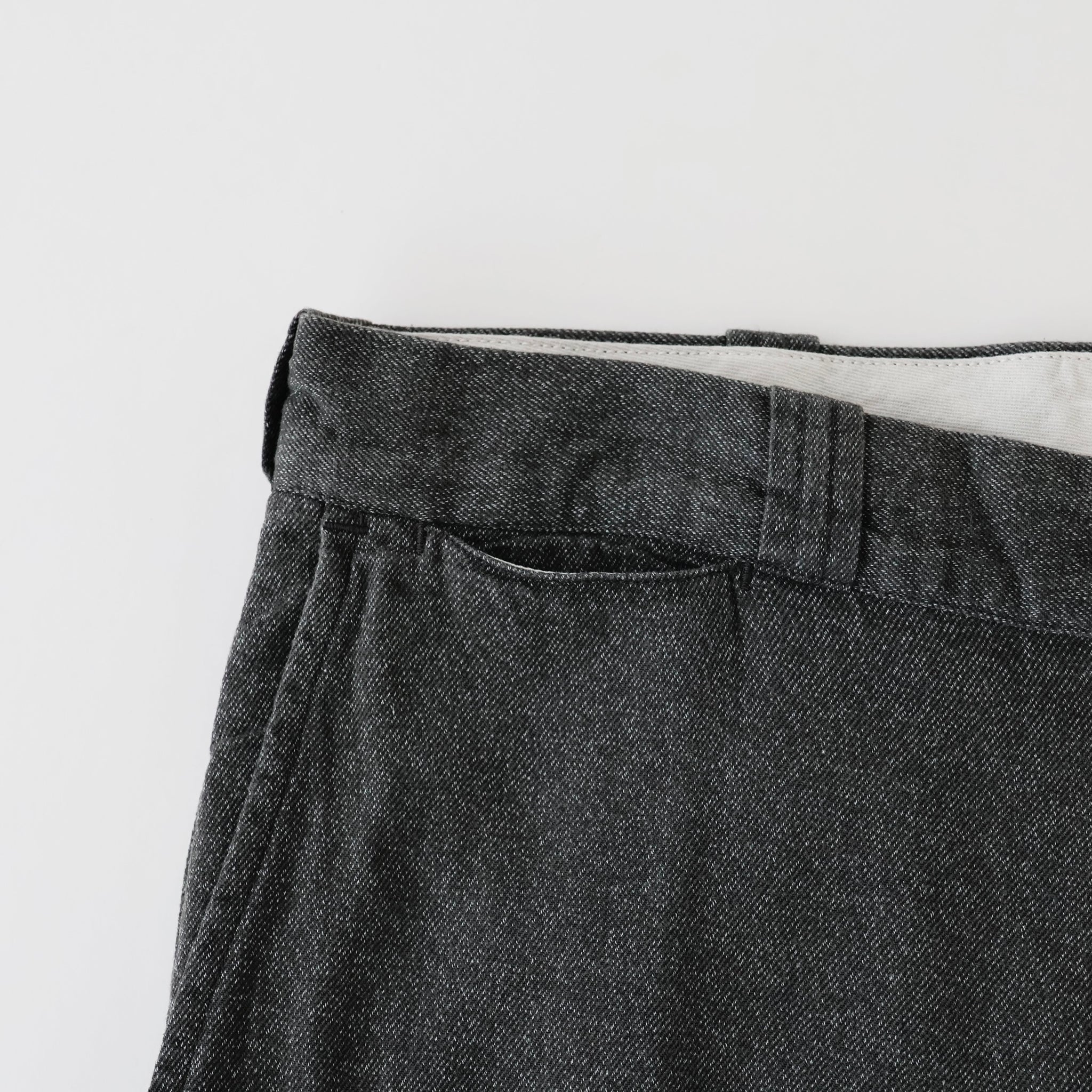 Vintage Black Chambray Work Pants
