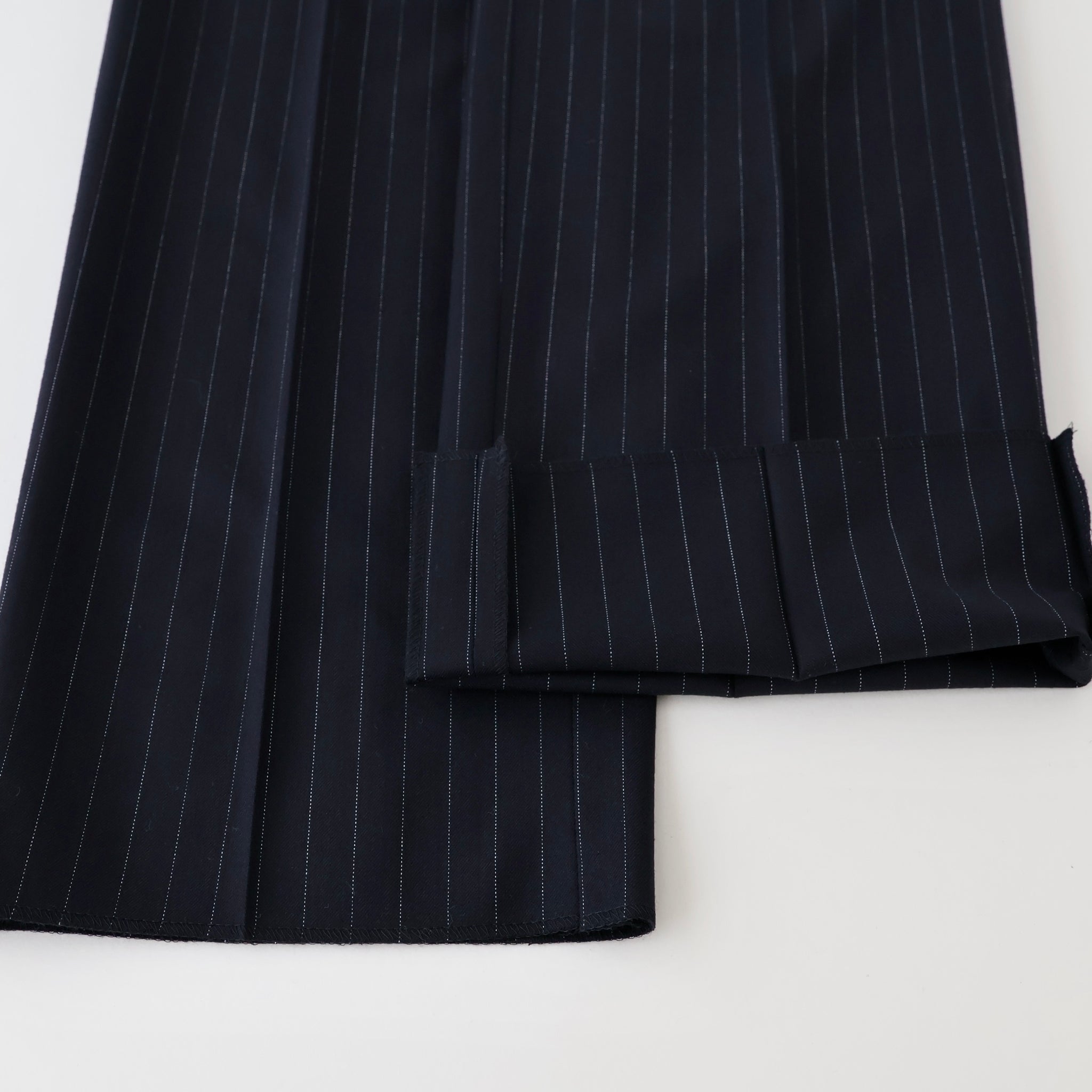 140's Wool Stretch Pinstripe Standard Type1