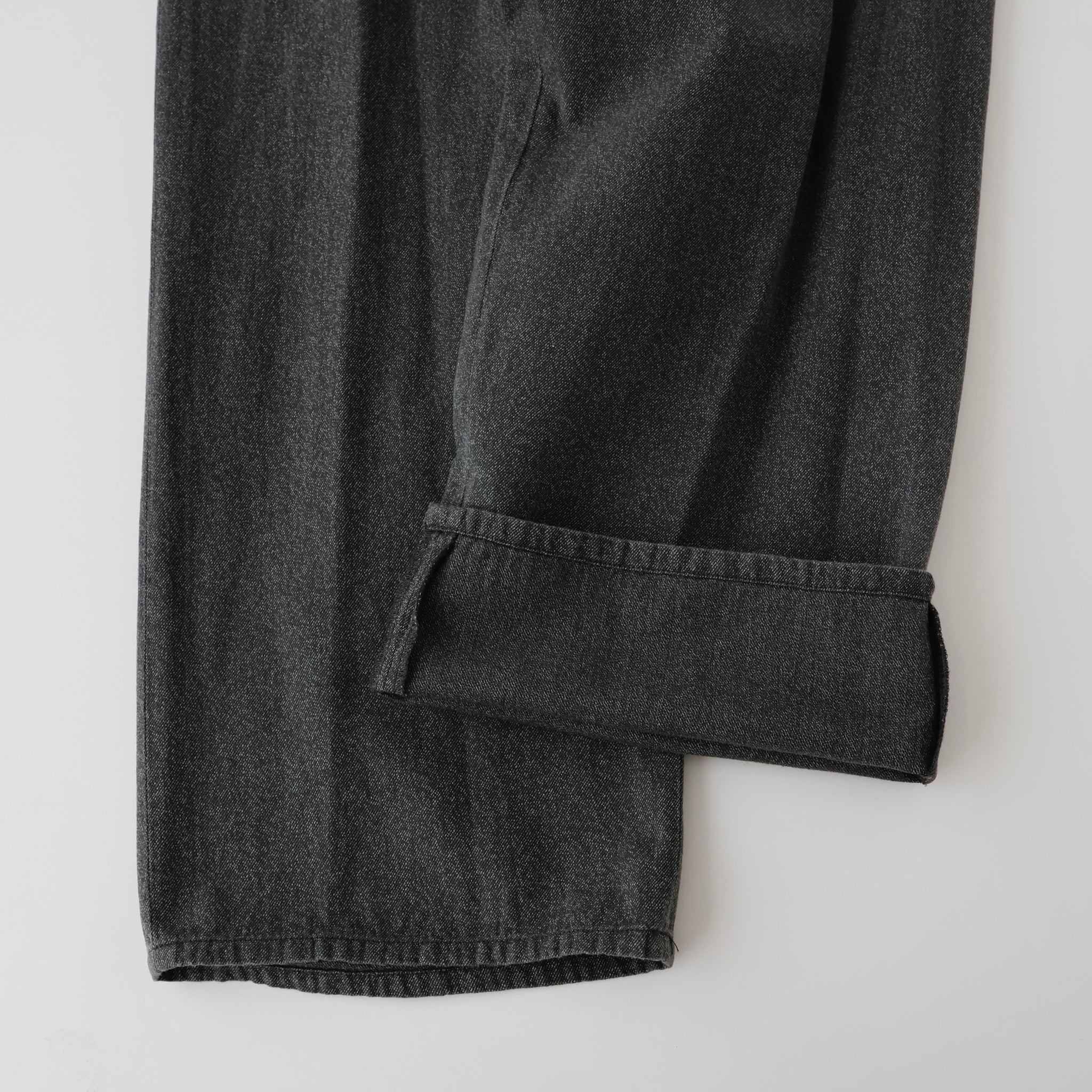 Vintage Black Chambray Work Pants