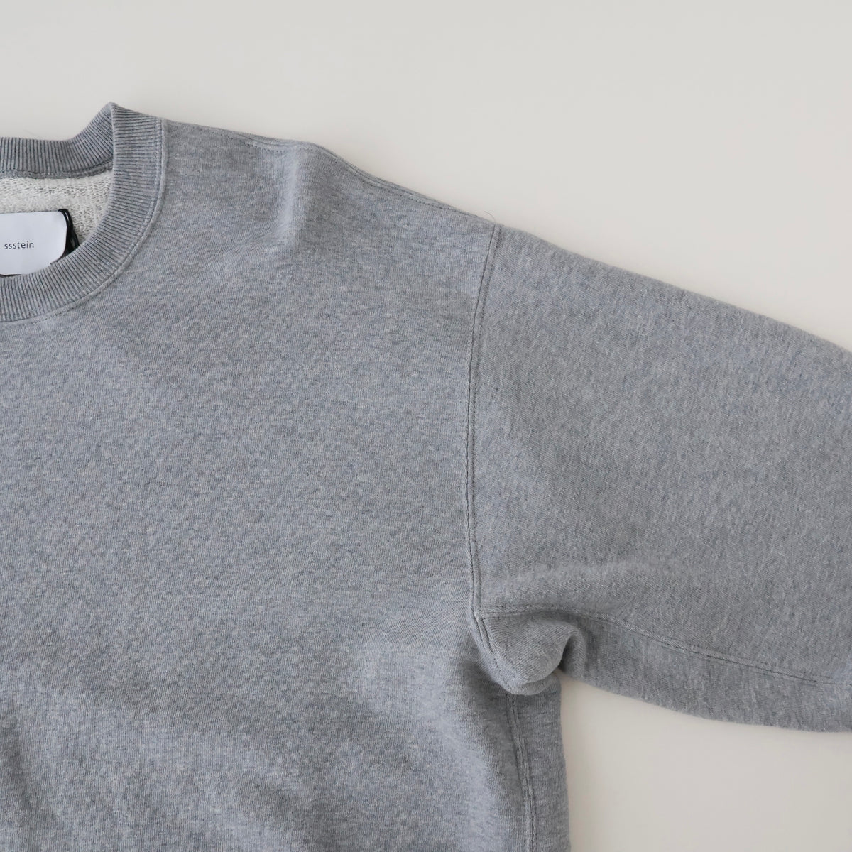 LOOPWHEEL COTTON SWEAT LS