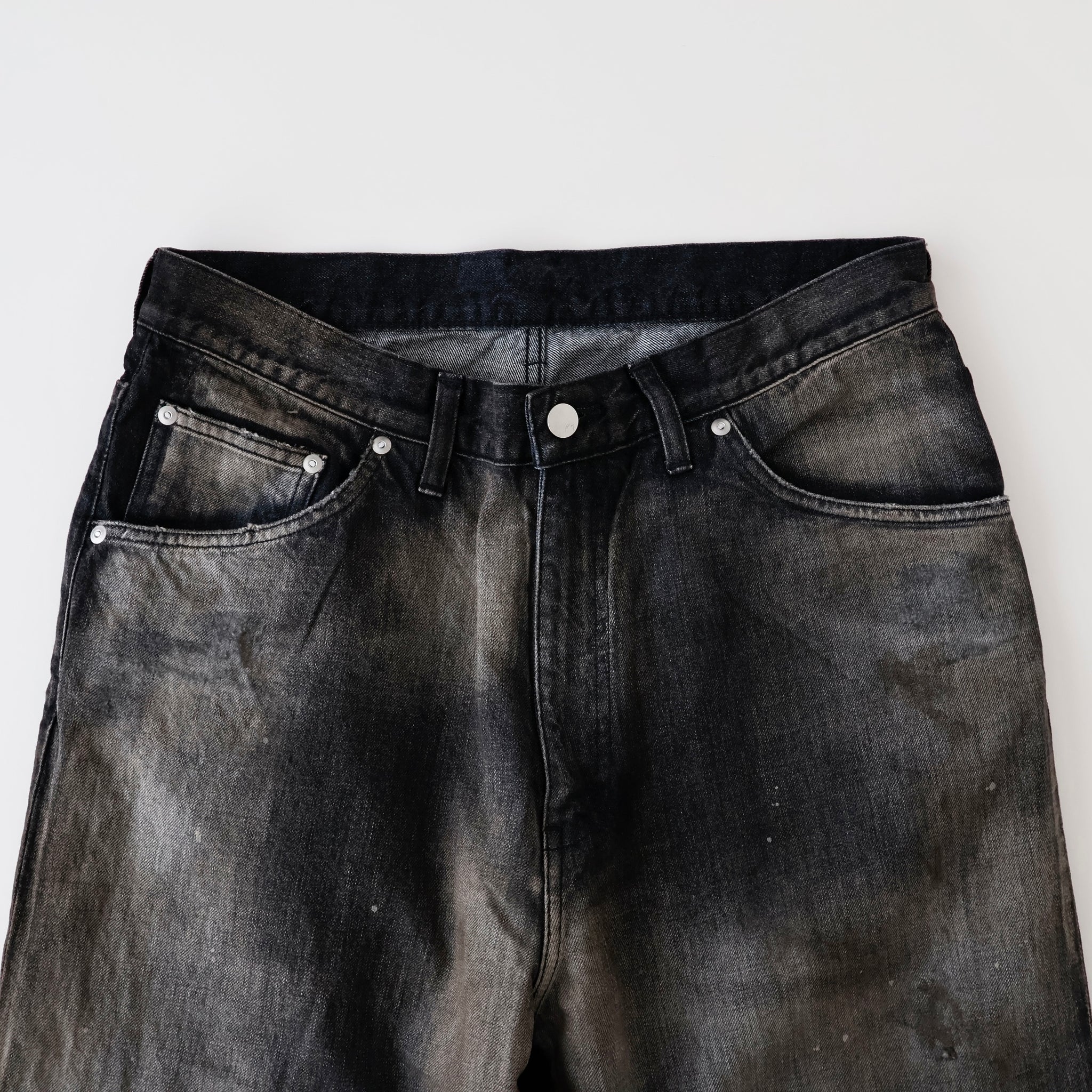 AGING MIDDLE STRAIGHT 5P DENIM PANTS