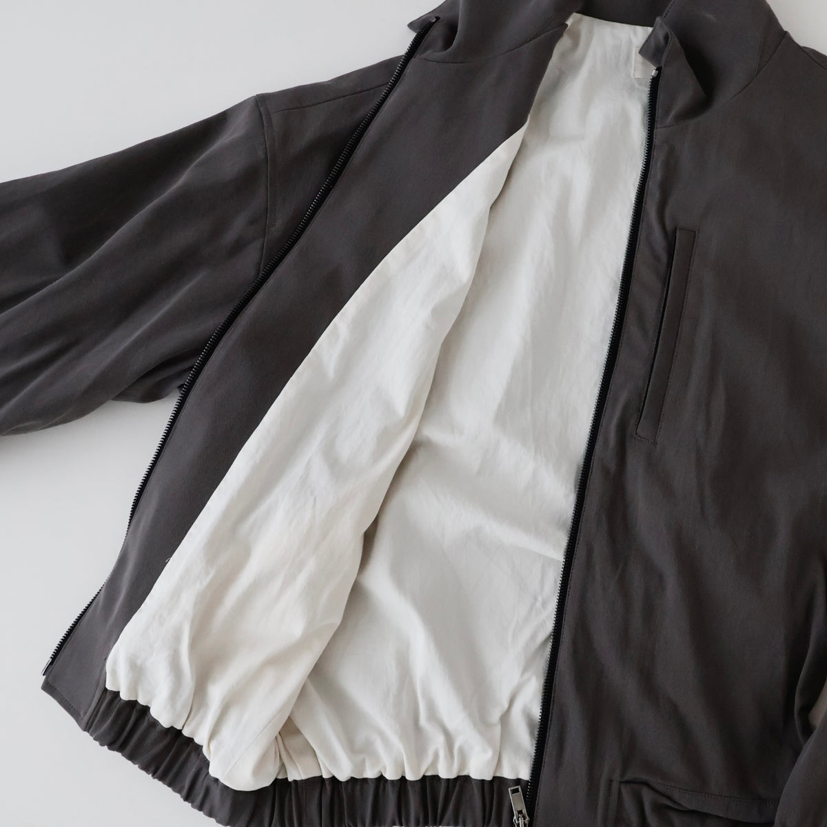 Kira Drape Blouson in Vintage Cotton