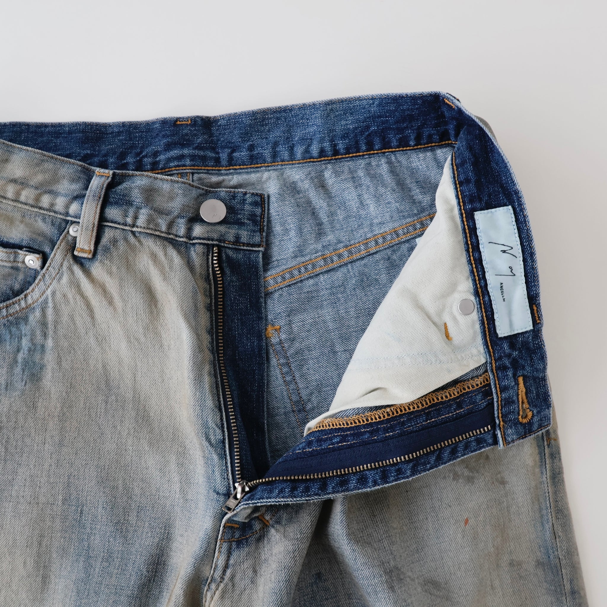 CRASH MIDDLE STRAIGHT 5P DENIM PANTS - ref. / Web Store