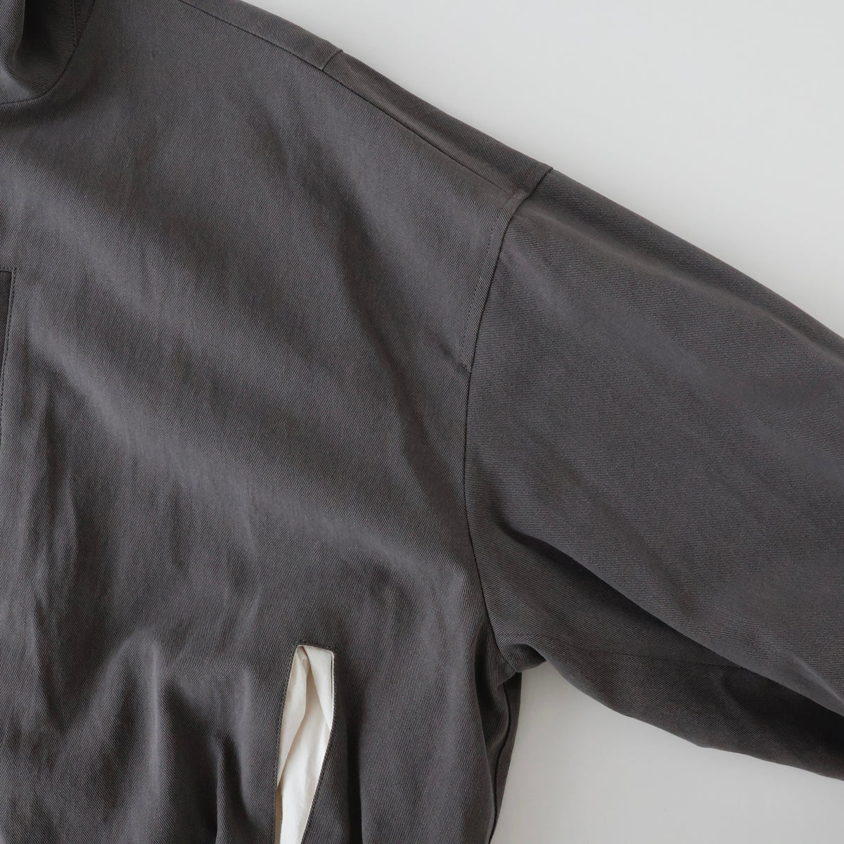 Kira Drape Blouson in Vintage Cotton