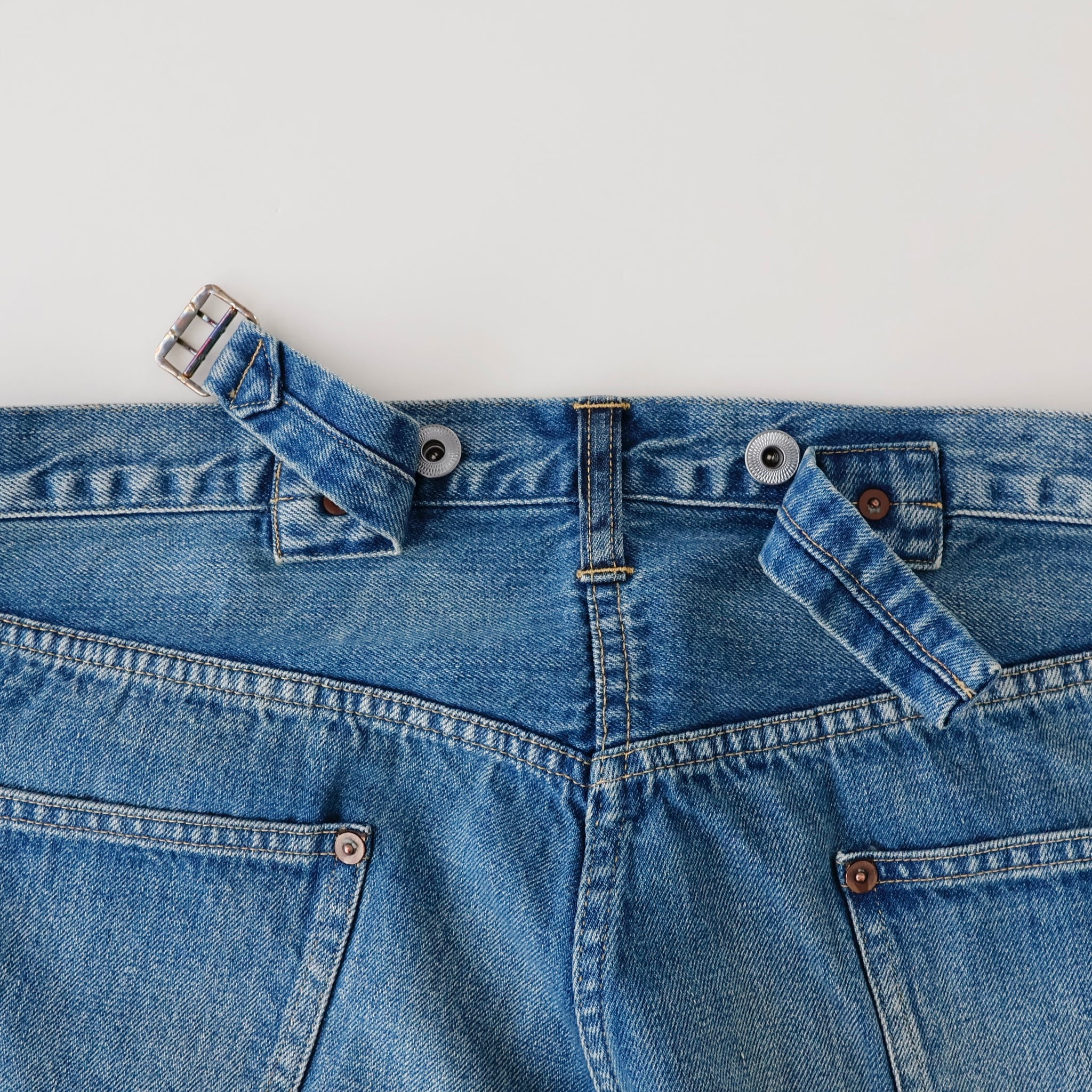 No.22 Washed Wide Denim Pants - ref. / Web Store
