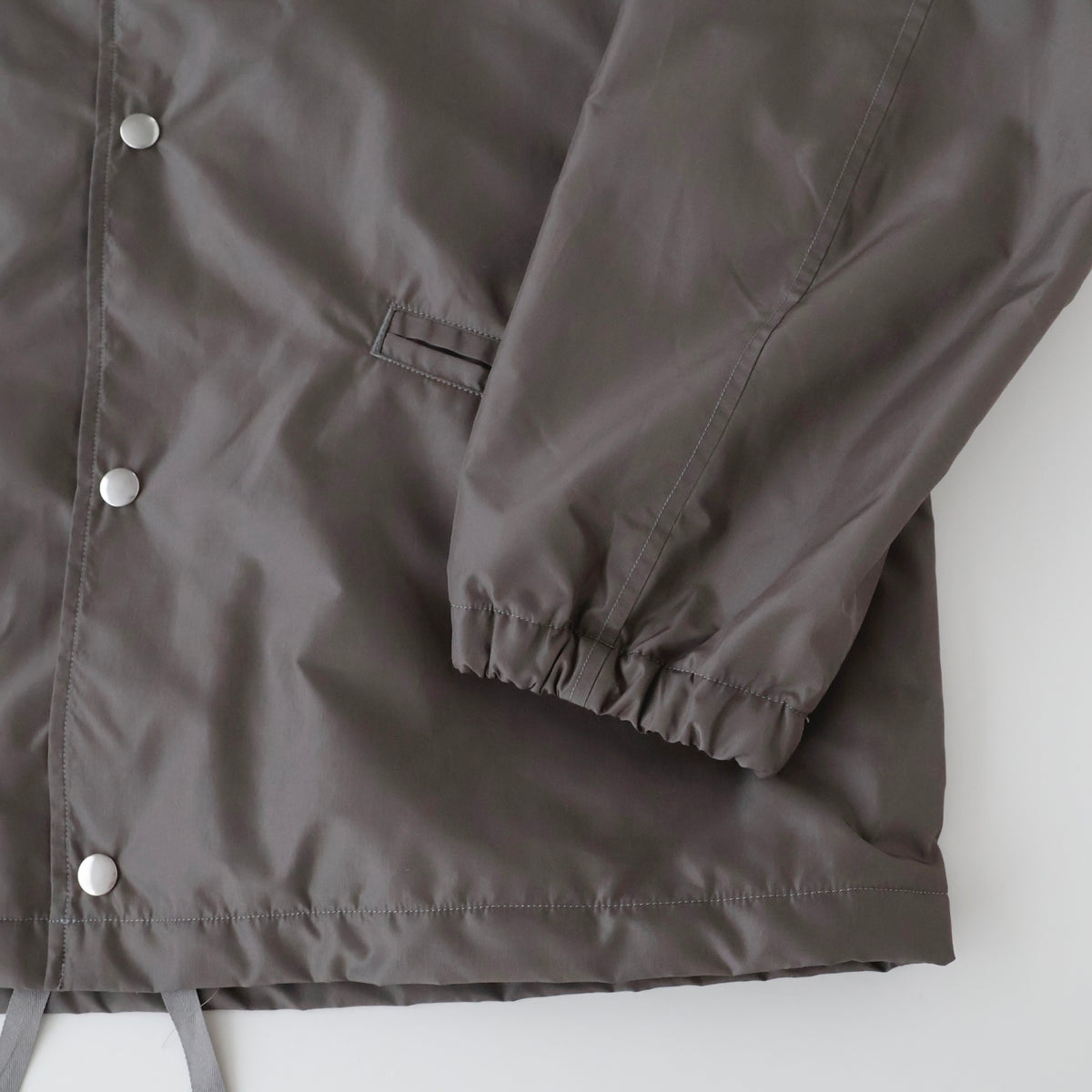 Silk Poly Coach Jacket