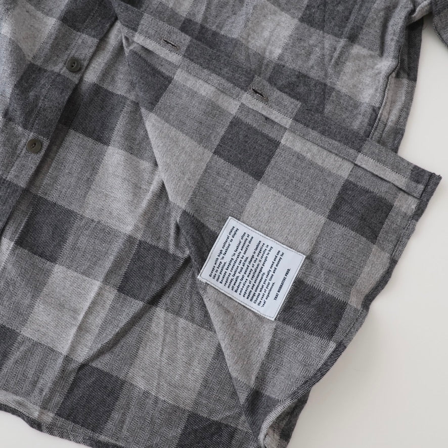 STRANGER SHIRT C/W FLANNEL BLOCK CHECK