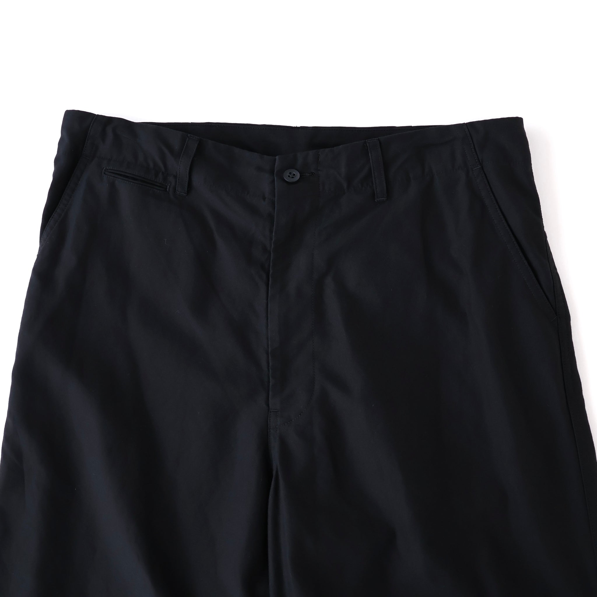 Cotton Cupro Back Satin Military Pants