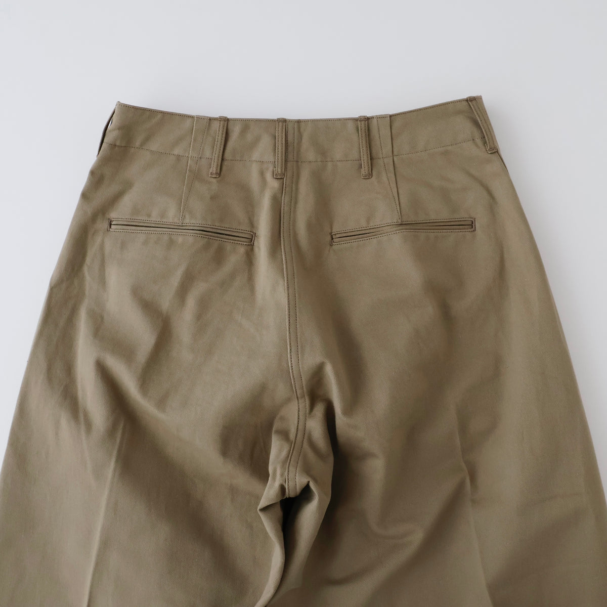 BARREL LEG CHINO TROUSERS