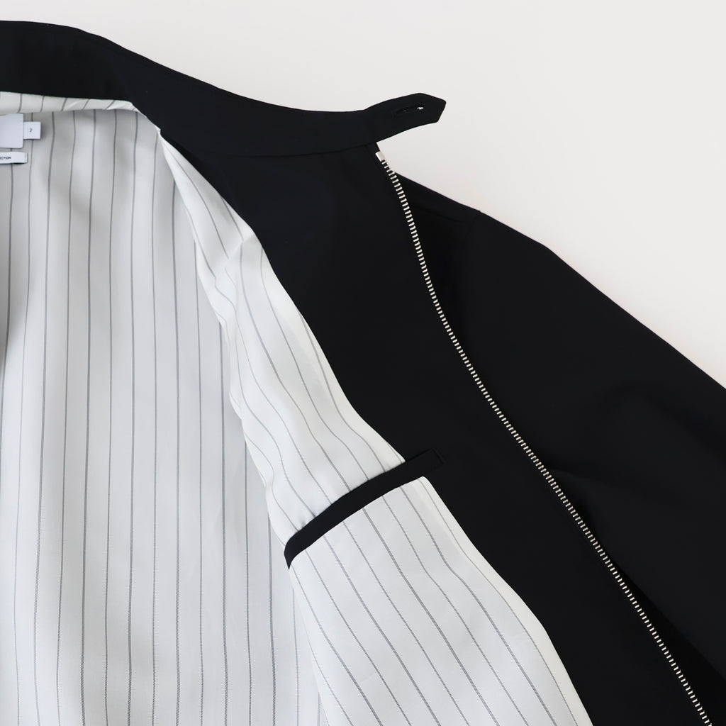 Brushed Cotton Gabardine Swing Top Jacket - ref. / Web Store