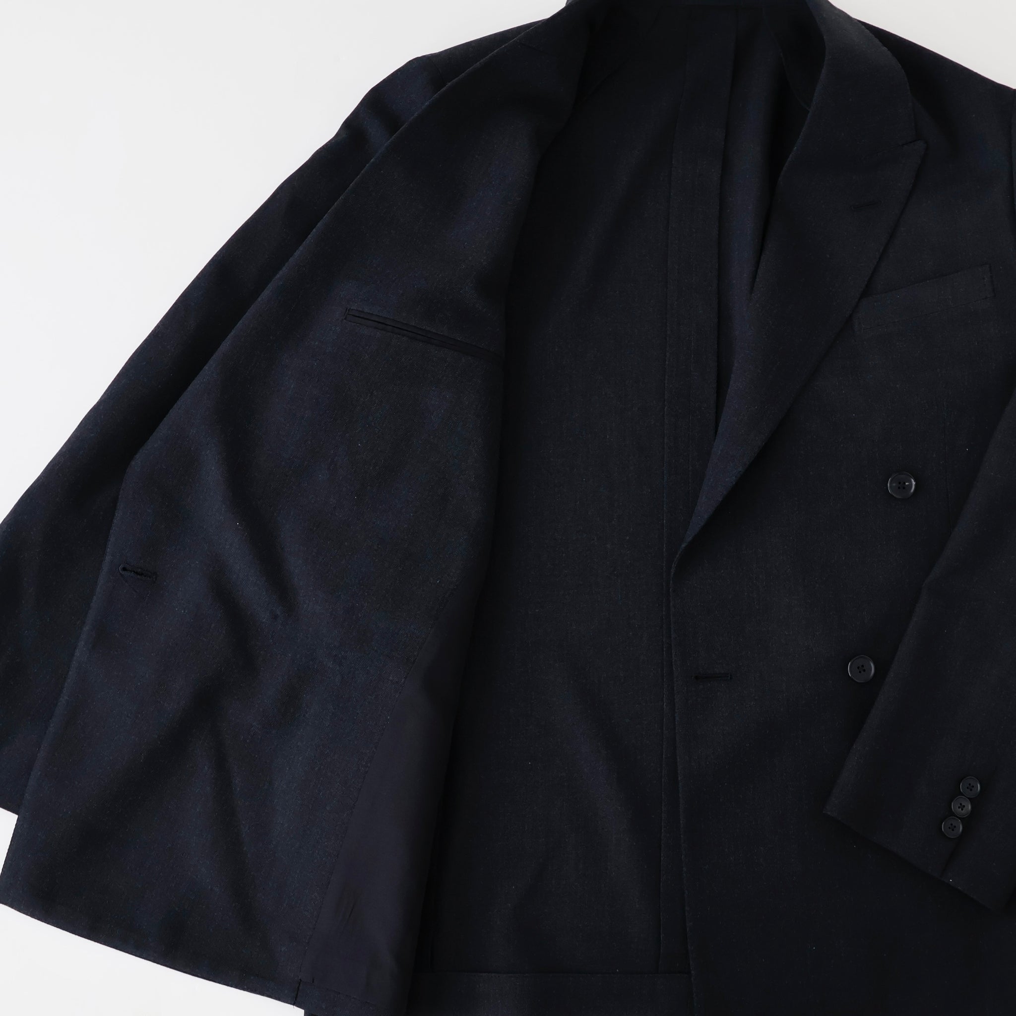 Wool Double Breasted Jacket - ref. / Web Store