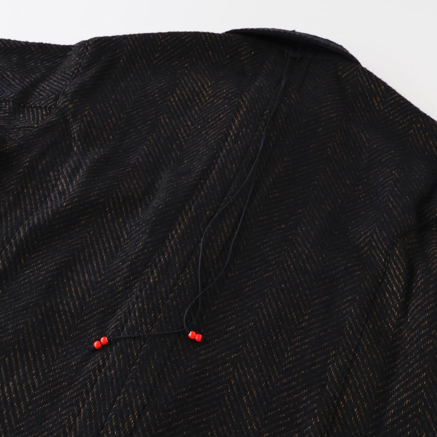 DAMAGE WOOL HERRINGBONE COVER ALL