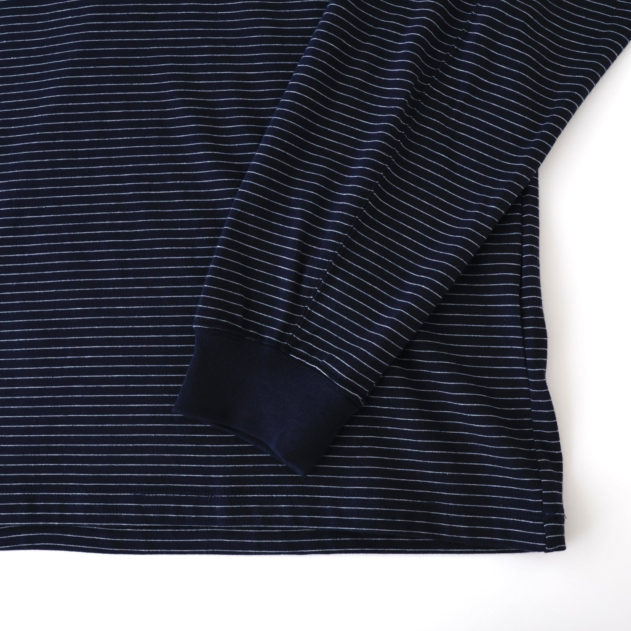 SUVIN DOUBLE JERSEY_BORDER CREWNECK PULLOVER