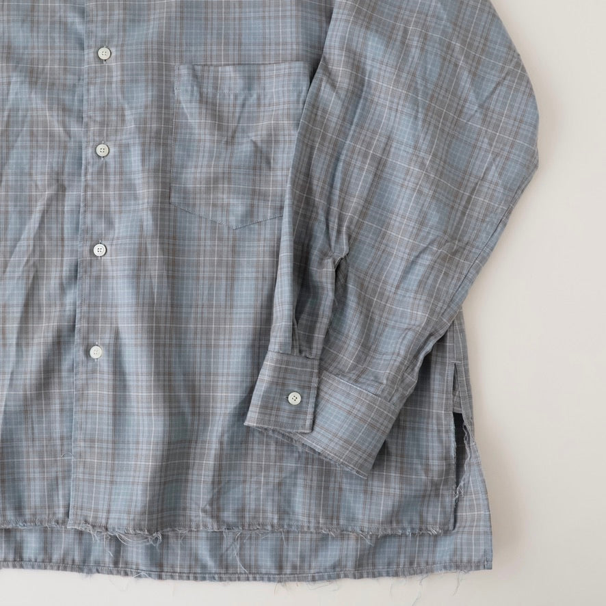 AGING RAYON CHECK SHIRT