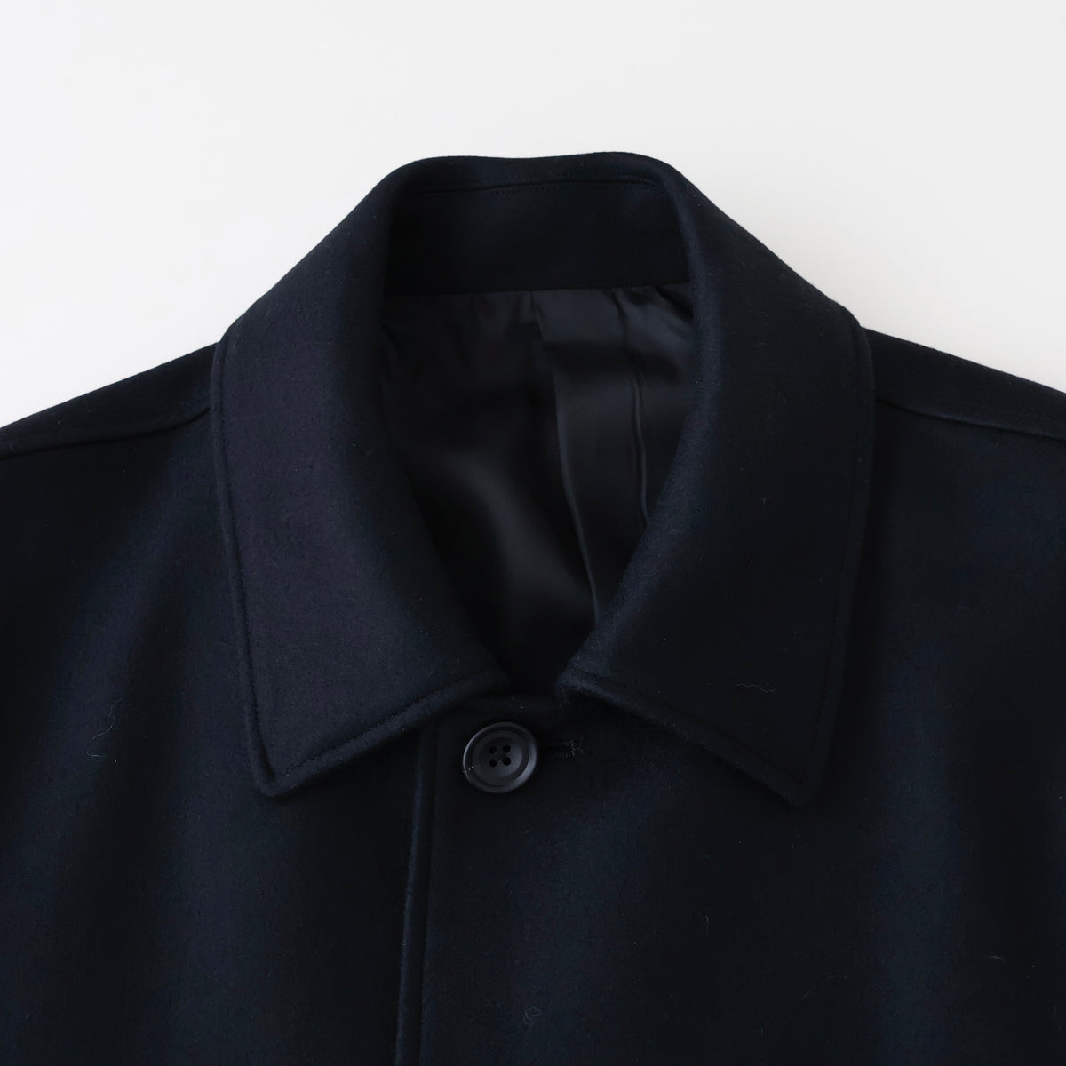 WOOL MELTON OVERSIZED INVESTIGATED COAT