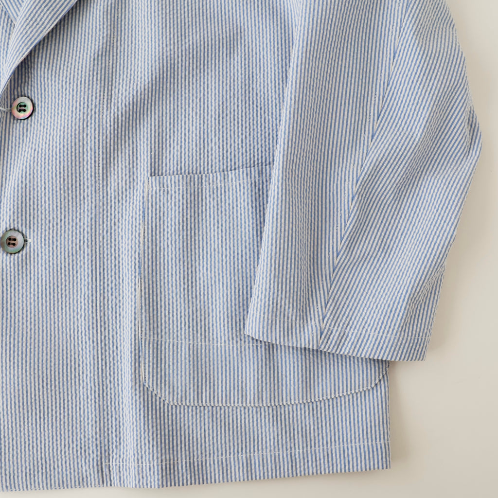 COVERALL JACKET - SEERSUCKER - ref. / Web Store