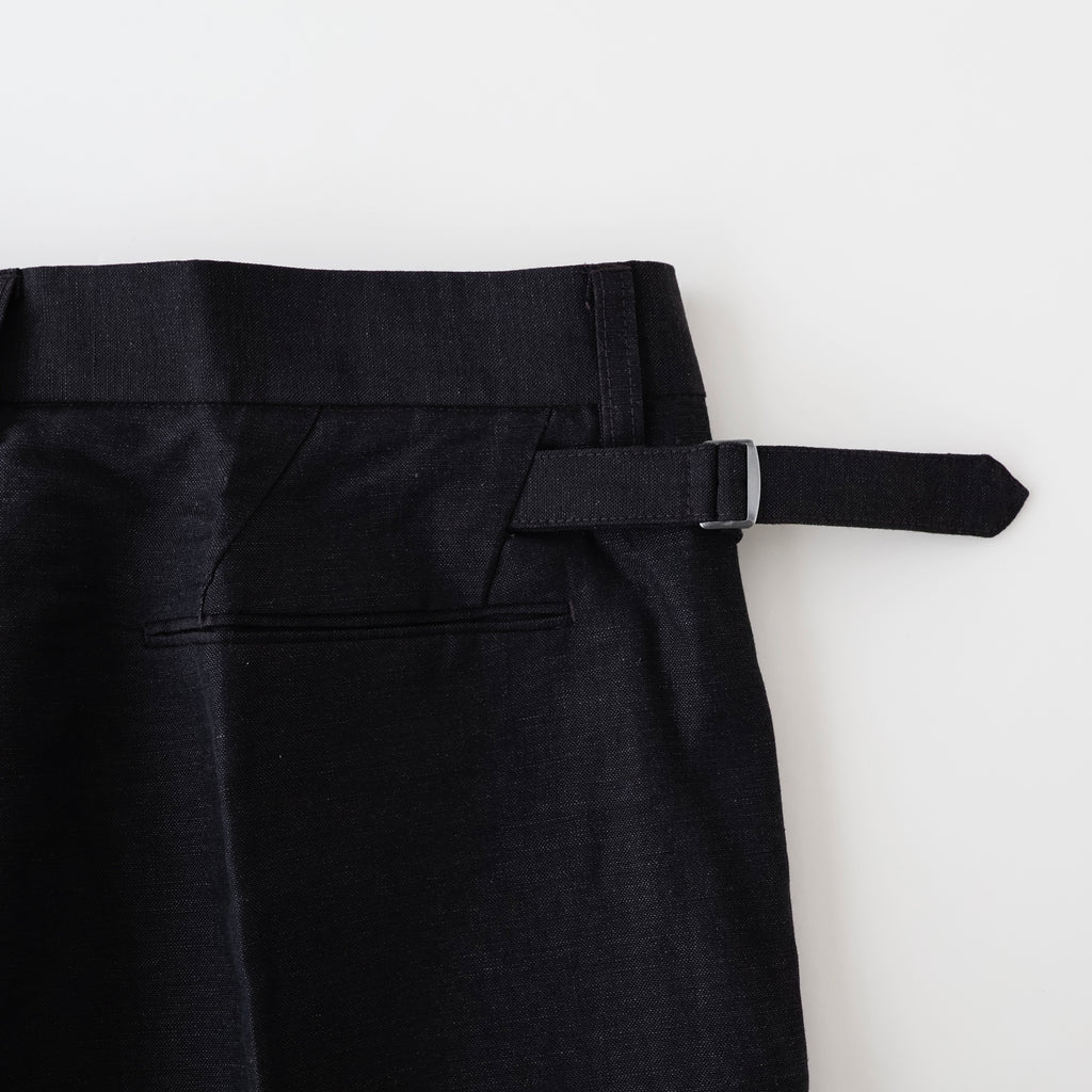 Dylan Flared Trousers in Linen & Wool - ref. / Web Store