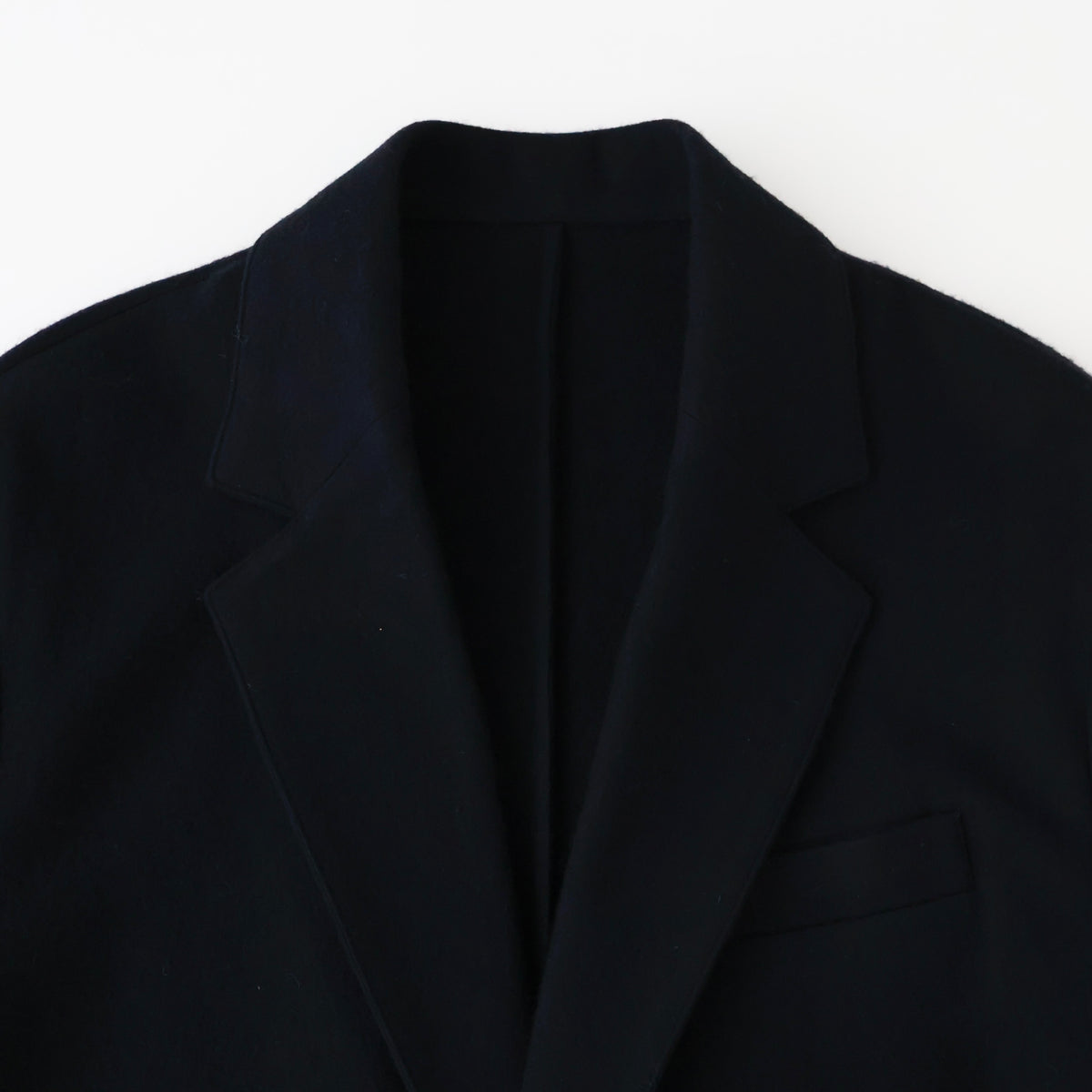 W/CA FLEECE EASY SINGLE BREASTED JACKET