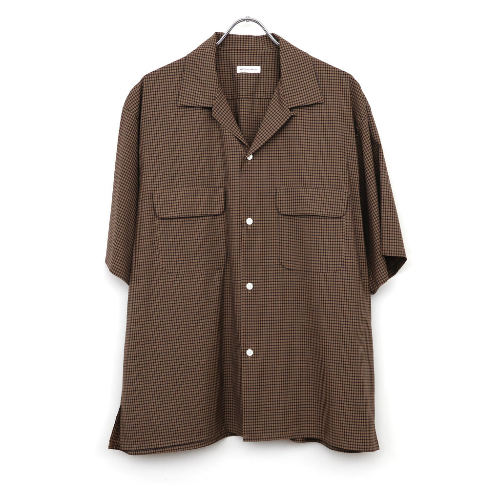 Summer Wool Open Collar SS Shirt