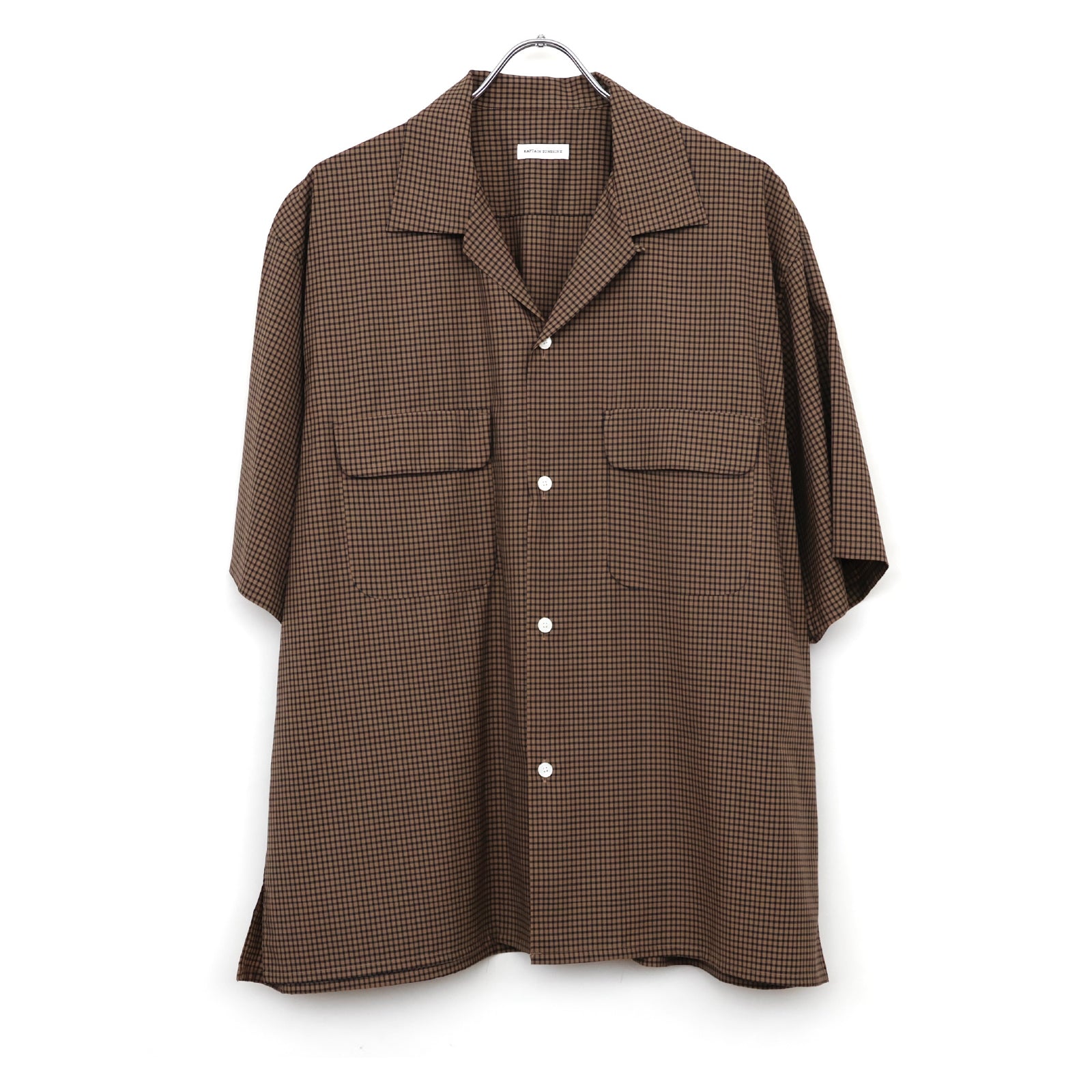 Summer Wool Open Collar SS Shirt