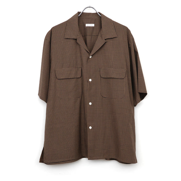 Summer Wool Open Collar SS Shirt