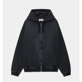 Organic Cotton Duck Workers Parka BLACK