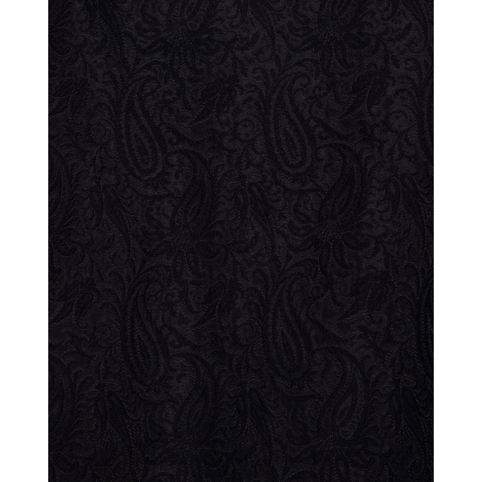 Recycled Polyester X Recycled Wool Paisley Jacquard Wide Leg Easy Pants