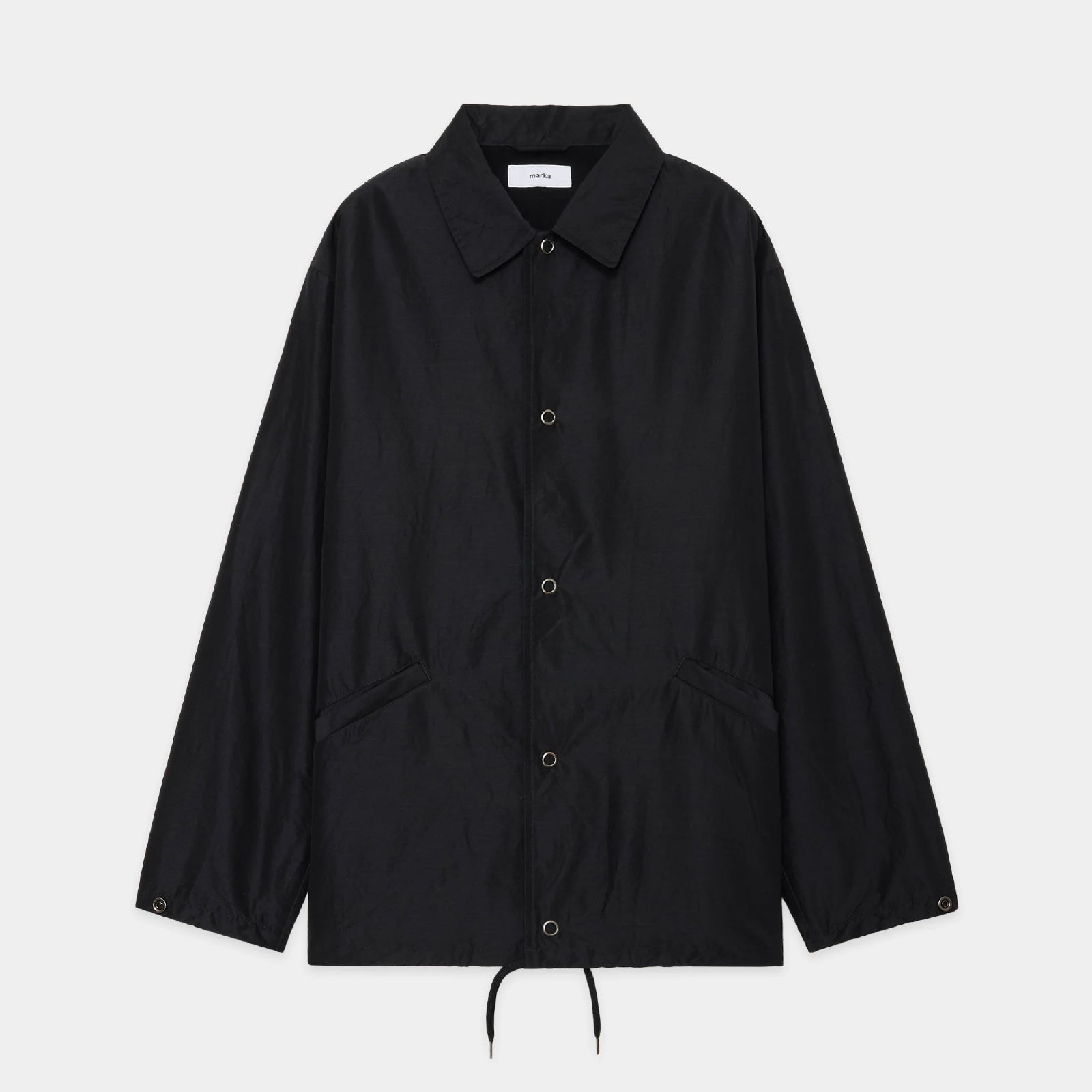 Wool Silk High Count Typewriter Coach Jacket
