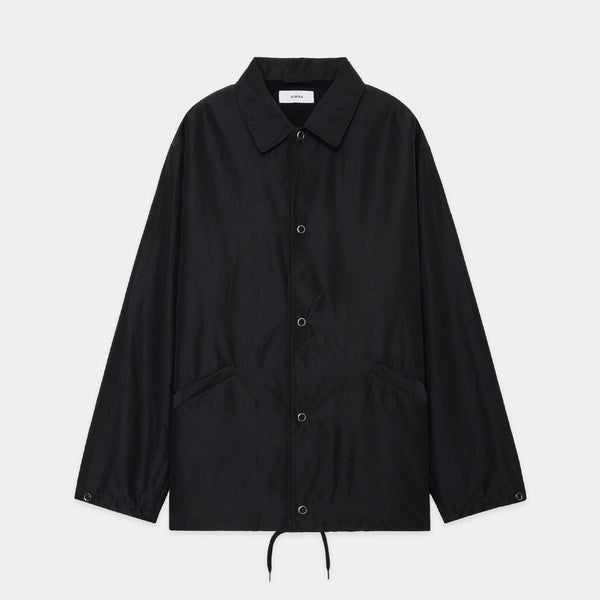 Wool Silk High Count Typewriter Coach Jacket