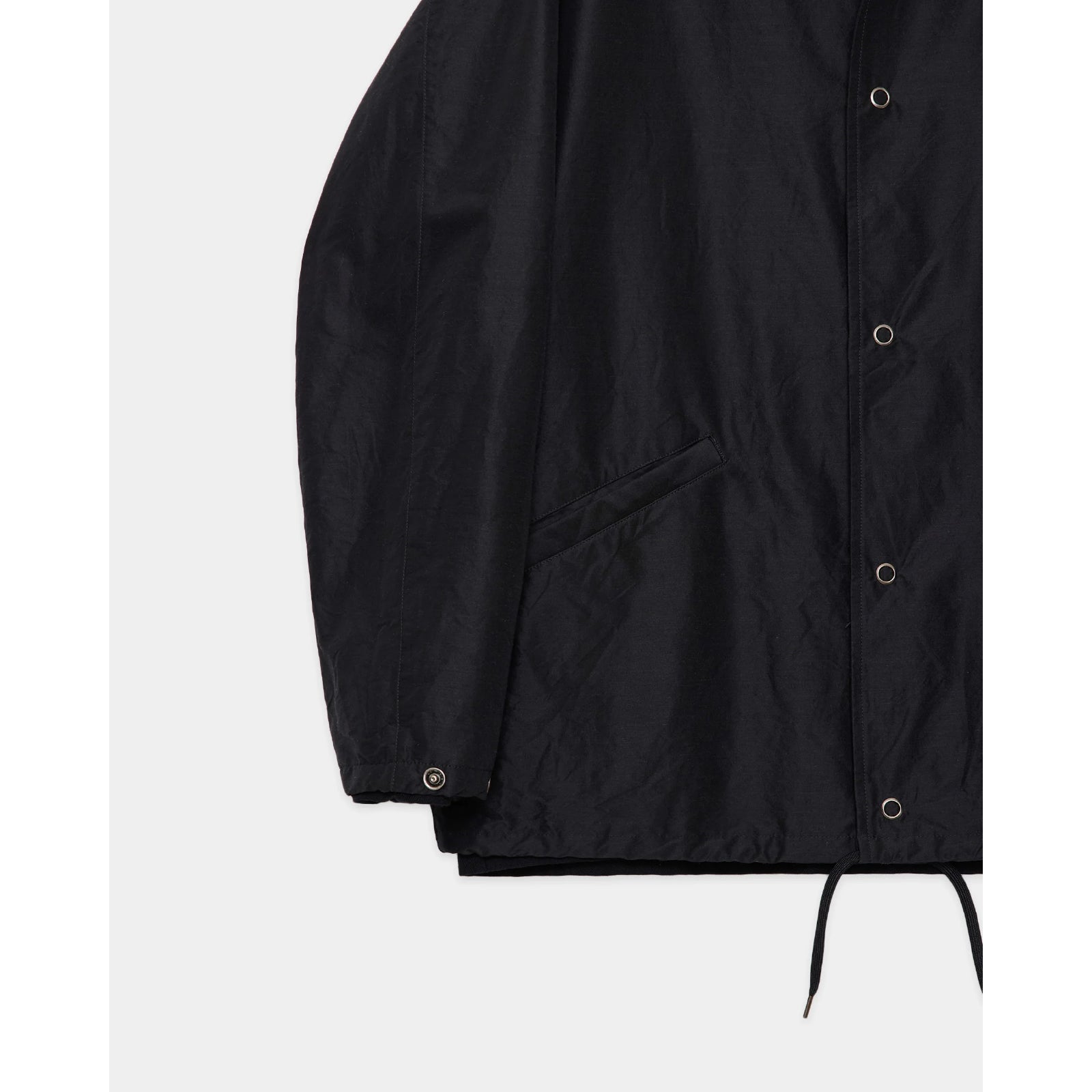 Wool Silk High Count Typewriter Coach Jacket