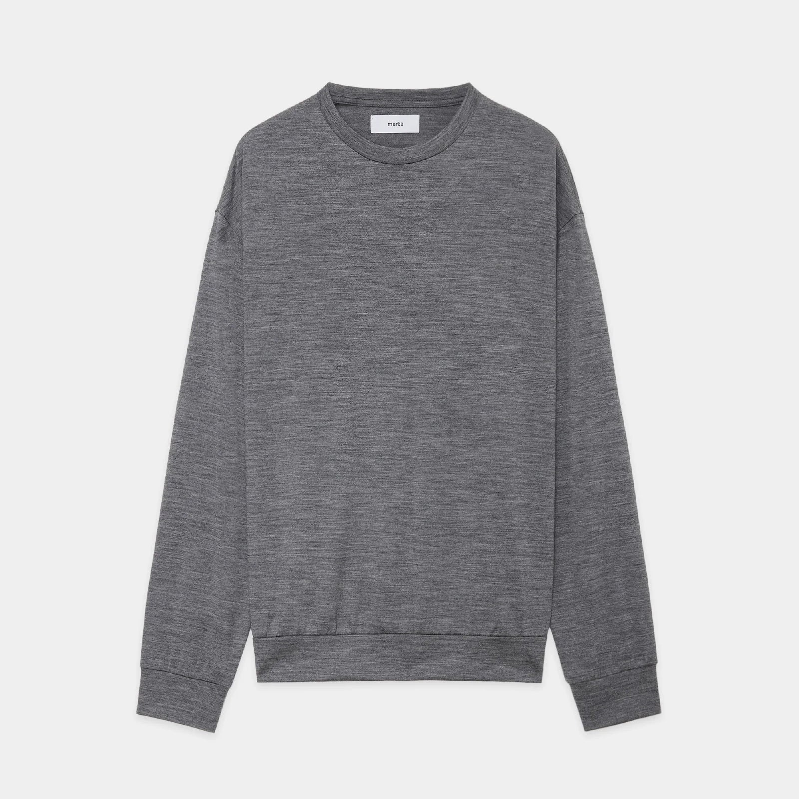 2/72 Wool Single Jersey Washable Crew Neck