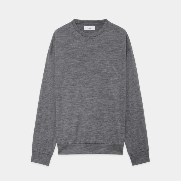 2/72 Wool Single Jersey Washable Crew Neck