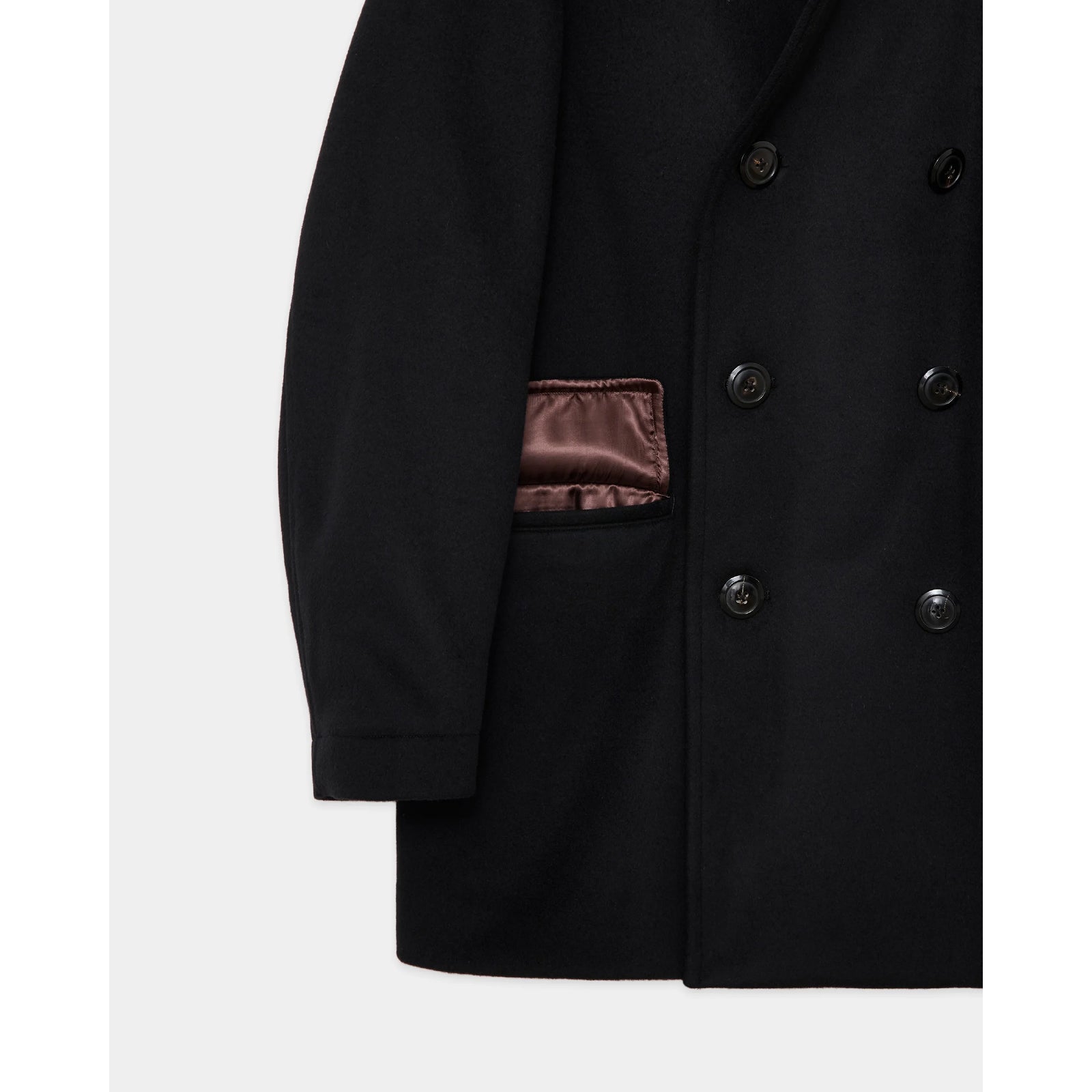 Wool Silk Cashmere Beaver Bridge Coat
