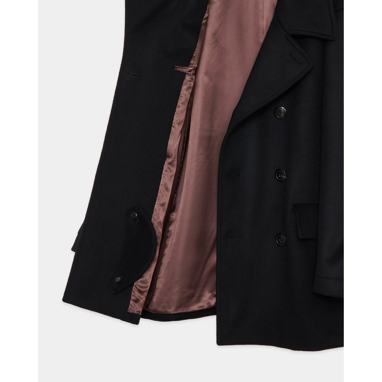 Wool Silk Cashmere Beaver Bridge Coat